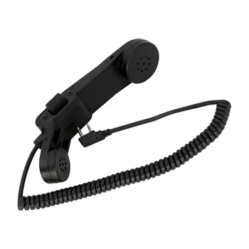Адаптер для тактической гарнитуры Kenwood Plug 2-контактный динамик H250 PTT Микрофон, используемый для подключения тактической гарнитуры Walkie-talkie BK