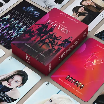 Добавить в список IVE Kpop Оптом Новый альбом Lomo Открытка Фотоплакат Печать открыток для корейских поклонников моды 55 шт. /компл.