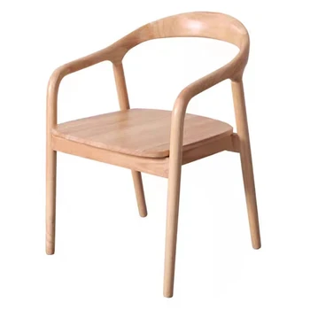 Индивидуальные Подлокотники Обеденных стульев для гостиной Современные Обеденные стулья в скандинавском стиле из дерева Silla Comedor Предметы домашнего обихода