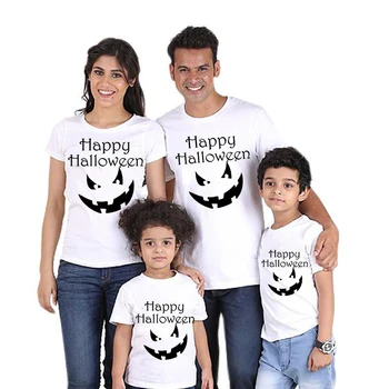 Семейные топы в тон Хэллоуину, Эксклюзивные Дизайнерские футболки с изображением Тыквы-Призрака