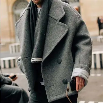 Мужская куртка 2023, осень/зима, Новое молодежное пальто с британским японским шармом, большие размеры