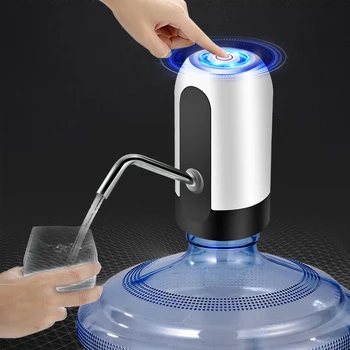 Электрический Портативный Диспенсер для воды с подзарядкой через USB Автоматический насос для питьевой воды для дома, офиса, кемпинга, Кувшинный насос для воды