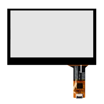 6 контактов для промышленной емкостной сенсорной панели, 4,3-дюймовый емкостный сенсорный экран I2C IIC, конвертируемый USB STC-04399