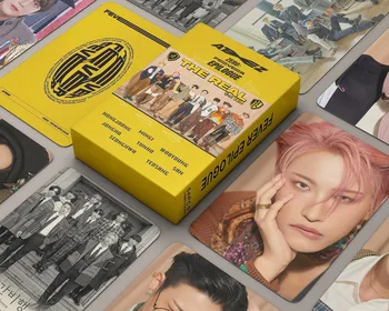 55шт Карточек Kpop ATEEZ Lomo Boys Group Новый альбом ZERO: FEVER EPILOGUE Фотокарточки Высокого качества HD Коллекционные Открытки Подарок фанатам