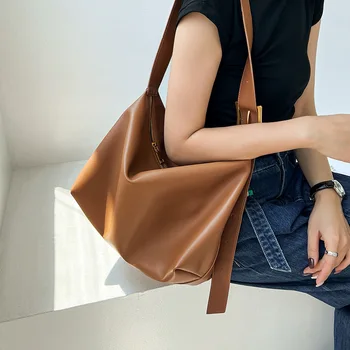 Новая женская сумка через плечо, кожаные сумки-тоут, сумка через плечо для пригородных поездок большой вместимости 01-GN-xksstq