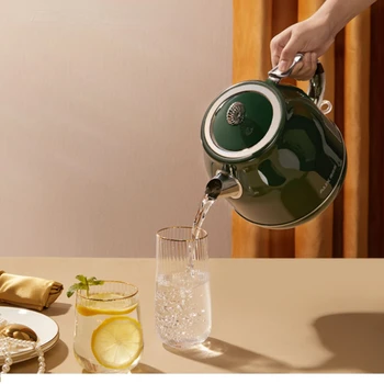Электрический чайник Бытовой автоматический чайник Маленький симпатичный чайник для кипячения чая Специальный портативный