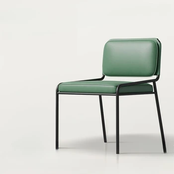Обеденные стулья в скандинавском минималистичном стиле, кожаные обеденные стулья с современными подушками, Роскошный комод Sillas De Comedor Furniture WZ50DC