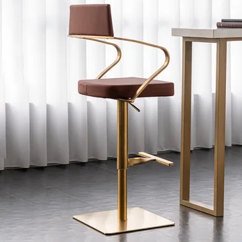Лофт с одним дизайном, скандинавские обеденные стулья, стулья для гостиной с высоким туалетным столиком, эргономичная итальянская мебель Silla Comedor YX50DC