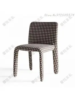 Индивидуальный обеденный стул из массива дерева в американском стиле, легкое Роскошное кресло для переодевания в скандинавском стиле, Дизайнерское Мягкое кресло-мешок Гостиничной модели