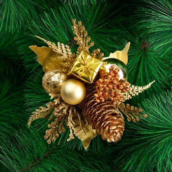 2023 Искусственная Рождественская ветка, блестящие украшения для рождественской елки, Веселые рождественские украшения для дома, Новогодние цветы Navidad