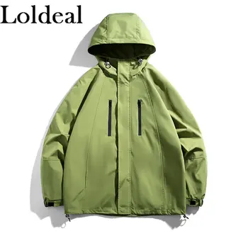 Легкий мужской дождевик с капюшоном водонепроницаемый открытый плащ куртка для пеших прогулок в путешествии