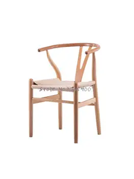 Скандинавский обеденный стул из цельного дерева y-образный обеденный стул для отдыха стул из цельного дерева стул со спинкой современный простой креативный стул