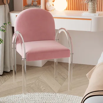 Розовые Современные мобильные стулья, обеденный зал, Компьютерное кресло для макияжа, креативный дизайн, мебель для квартиры Cadeira Gamer WXH30XP