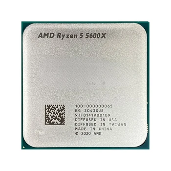 Процессоры R5 5600X НОВЫЙ R5 5600X 3,7 ГГц 6-ядерный 12-поточный процессор 7 НМ 65 Вт L3 = 32 М 100-000000065 Сокет AM4