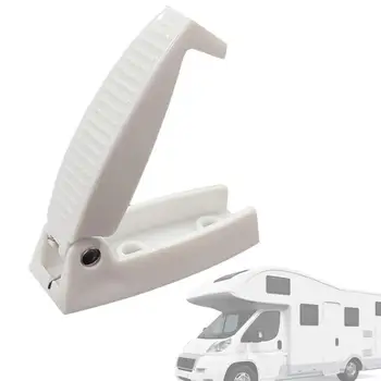 Дверной держатель RV для кемпингового прицепа Белый ABS дверной фиксатор для удержания багажной двери открытой для кемпера с прицепом на колесах