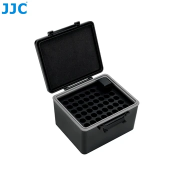 Батарейный отсек JJC с несколькими слотами для аккумуляторов 18650 / AA / AAA, водонепроницаемый ящик для хранения, держатель контейнера с тестером AA AAA