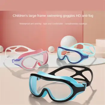 Практичные очки для дайвинга, противотуманные очки для плавания, Силиконовые очки для плавания, Водные виды спорта, водонепроницаемые, детские Универсальные