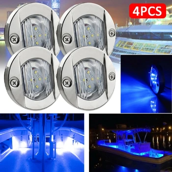 Широко используемые круглые светодиодные лампы 12/24 В, оборудование для морского освещения яхт, водонепроницаемые светодиодные фонари D7YA