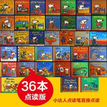 36 книг, английская оригинальная книжка с картинками, Полный набор для моделирования транспортных средств Maisy Mouse Bobo, детское просвещение для детей