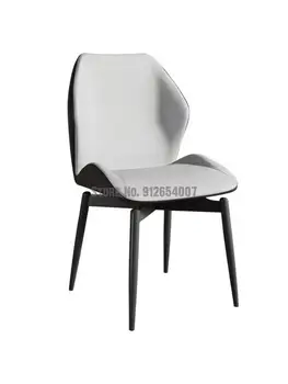 Роскошный обеденный стул Nordic Light, современный минималистичный дизайнерский домашний стул со спинкой, Итальянский минималистичный обеденный стол в кафе-ресторане.