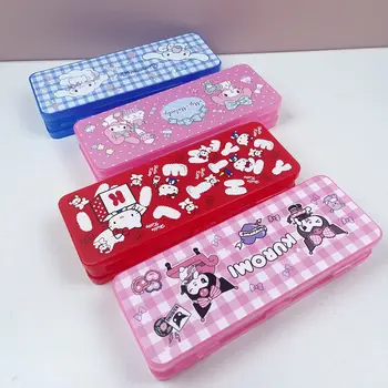 Пенал для начальной школы Sanrio, многофункциональный ящик для хранения, Тестовый пенал большой емкости, Простой канцелярский подарок для студентов