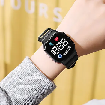 Новые модные цифровые часы для детей, детские спортивные электронные часы для мальчиков и девочек, светодиодные детские наручные часы Montre