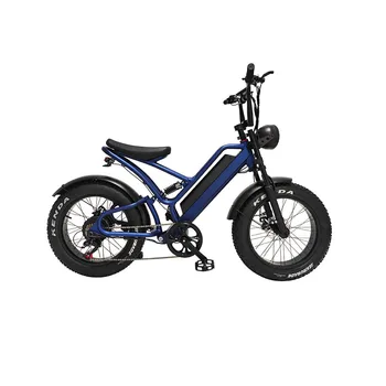 20-дюймовые электровелосипеды 48v10ah Велосипед с моторным приводом, литиевая батарея, вакуумные противоскользящие и износостойкие шины, двухдисковый тормоз
