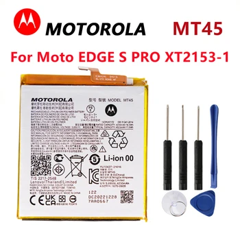 100% Оригинальная Сменная Батарея Motorola MT45 Для MOTO Motorola EDGE S PRO XT2153-1 Аккумуляторные Батареи Batteria емкостью 4520 мАч
