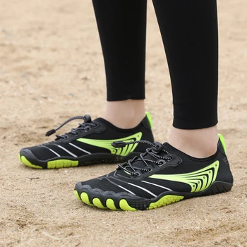 Кроссовки для дайвинга, нескользящая пляжная обувь для плавания, Быстросохнущие кроссовки для бега, Дышащие износостойкие принадлежности для активного отдыха на озере