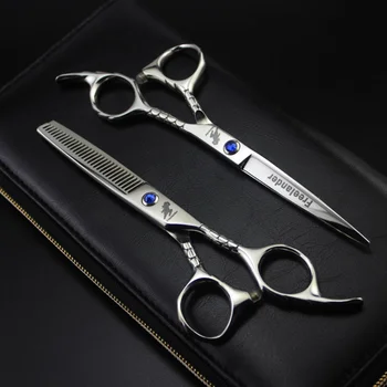 Профессиональные парикмахерские ножницы 6 дюймовые ножницы для стрижки Филировочные Парикмахерские ножницы Hair Makas