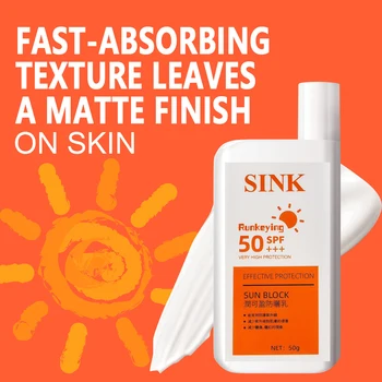 Солнцезащитный контроль масла, Водостойкий Солнцезащитный крем для лица, Чувствительная кожа, Защита от ультрафиолета Spf 50 +, Водостойкий Для жирной кожи