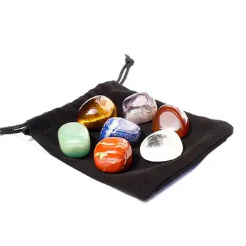 Набор камней для йоги из 7 предметов, балансирующий Украшение для бара для праздничной вечеринки