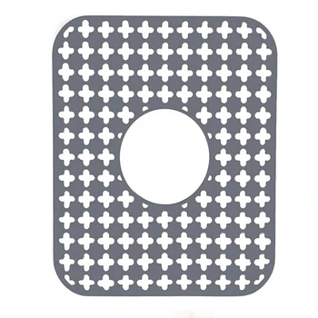 Силиконовые коврики для раковины на дно кухонной раковины, складные, термостойкие, нескользящие, Аксессуары для кухонных ковриков-решеток