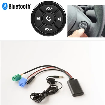 Для Renault CD музыкальный приемник AUX_IN_Bluetooth микрофон Bluetooth телефон беспроводная кнопка дистанционного управления воспроизведением музыки