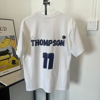 FLYGO American Thompson, модный бренд из плотного хлопка, ручная роспись, футболка с коротким рукавом 602
