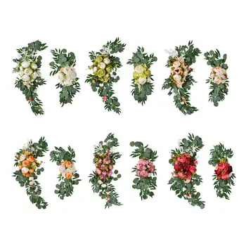 Декор арки из искусственных цветов в фермерском доме, декоративные цветочные заготовки ручной работы для
