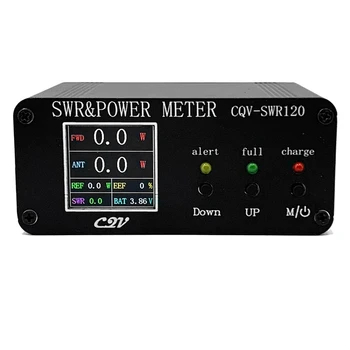 120 Вт 1,8 МГц-50 МГц Цифровые мощности Измеритель стоячей волны КСВ FM AM SSB КСВ Мощность Ваттметр Функция будильника